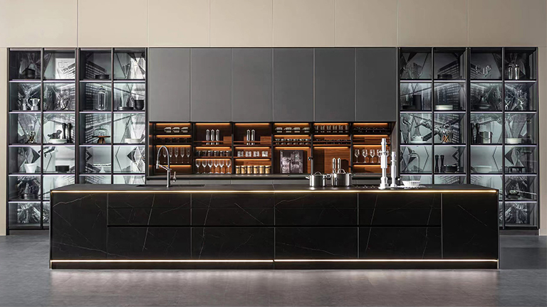 Cocina integral Boloni de líneas contemporáneas